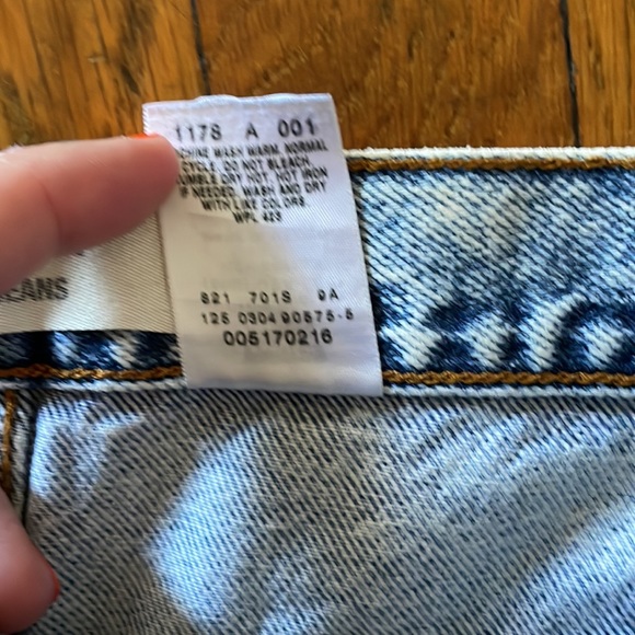 VINTAGE Levi’s Denim jean shorts american flag 🇺🇸 w31 517 jeans levi strauss - Picture 6 of 10